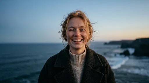 Smiling Woman by Twilight Coast