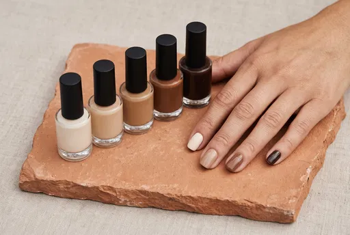 Nude Gradient Nail Polish and Manicure