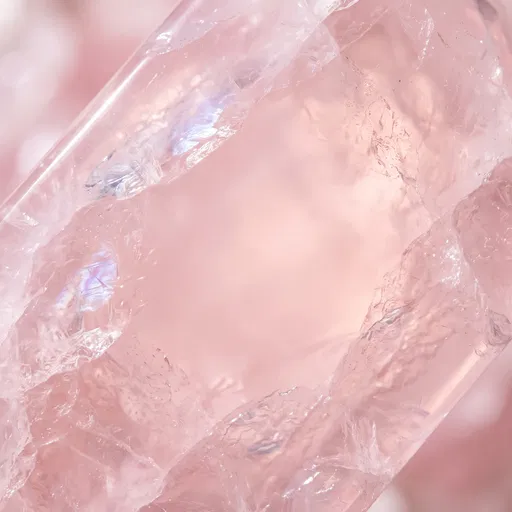 Macro Pastel Pink Rose Quartz Background