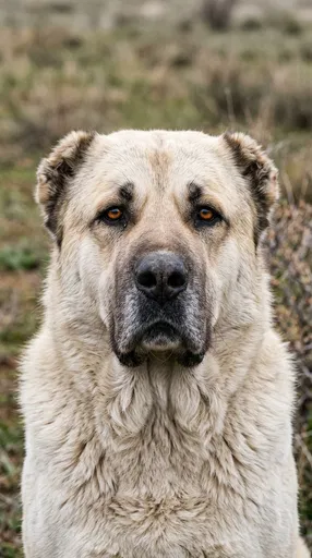 Central Asian Shepherd Dog Portrait