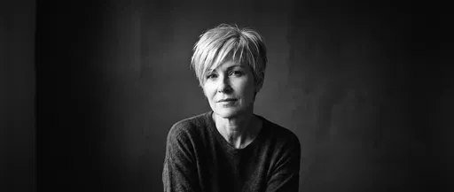 Monochrome Portrait of Woman with Pixie Cut