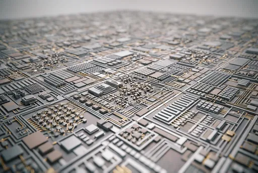 Macro View of Neuromorphic Silicon Wafer