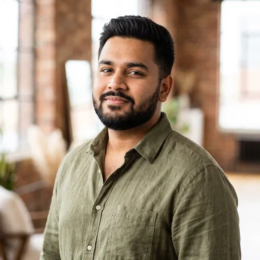 Portrait of Confident Young Man in Loft