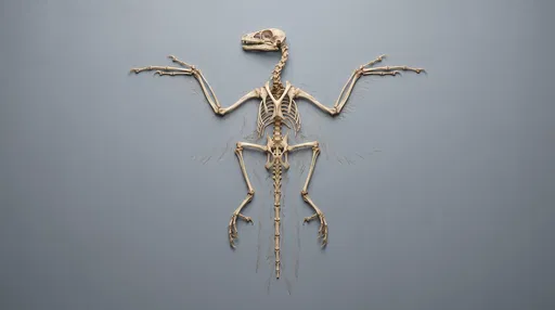 Overhead View of Archaeopteryx Skeleton