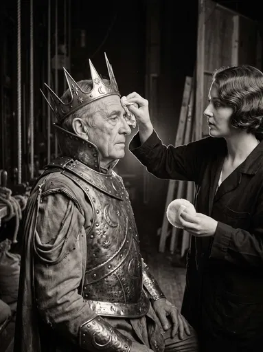 Backstage Monarch Makeup Preparation
