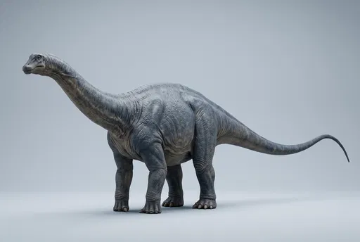 Apatosaurus Dinosaur on Studio Background