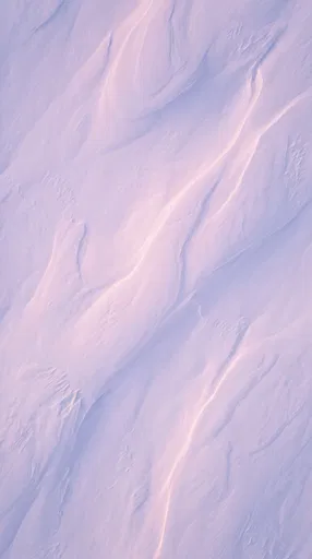 Pastel Pink and Violet Snowy Plains Aerial