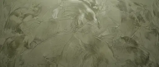 Olive Green Venetian Plaster Wall Texture