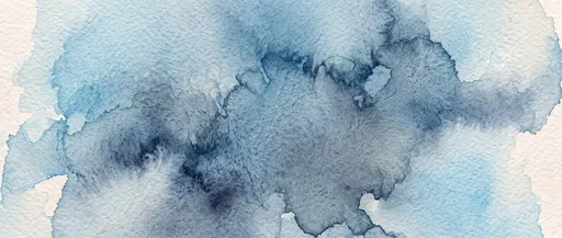 Blue Watercolor Wash on Textured Paper