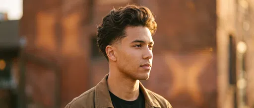 Young Man With Low Taper Fade