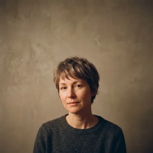 Portrait of Woman With Short Hair