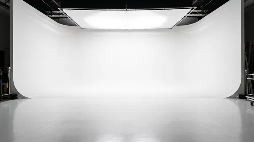 Empty White Cyclorama Photography Studio