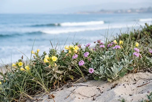 Wildflowers on Coastal Sand Dunes