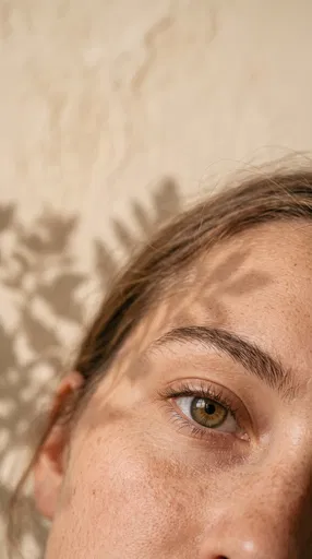Close-Up of Woman's Hazel Eye