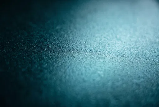 Frosted Cyan Glass Macro Texture