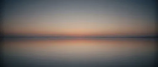Minimalist Sunset Reflection Over Calm Water