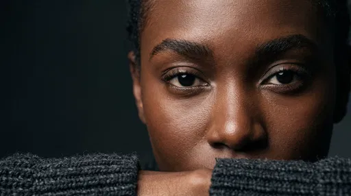 Close-Up Portrait of Woman's Eyes