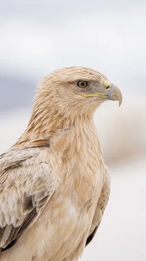 Portrait of a Pale Tawny Eagle