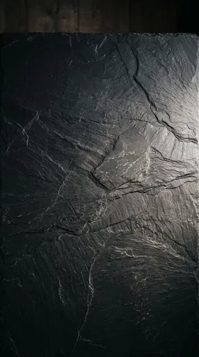 Dark Slate Stone Tabletop Overhead Background