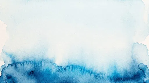Minimalist Blue Watercolor Wash Background