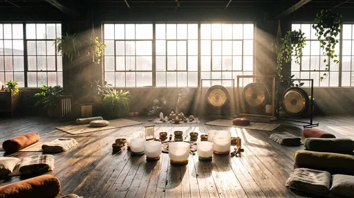 Sunlit Sound Bath Sanctuary With Singing Bowls
