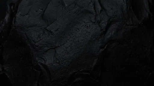 Low-Key Unpolished Black Stone Texture