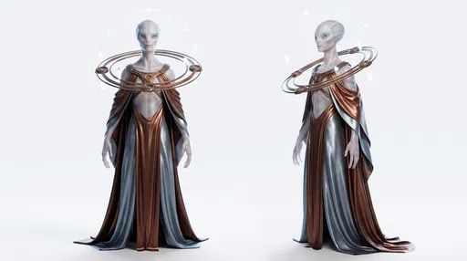 Extraterrestrial Diplomat Character Reference Sheet