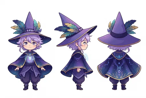 Chibi Mystic Mage Character Sheet