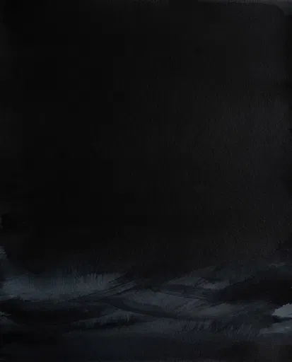 Dark Matte Black Watercolor Wash Background