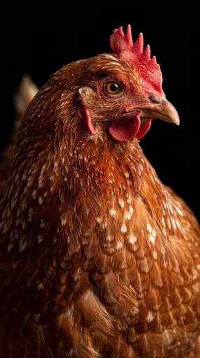 Studio Portrait of Cinnamon Queen Hen