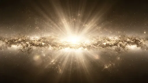 Golden Edge-On Galaxy Cosmic Background