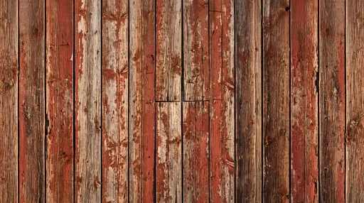 Weathered Red Barn Wood Wall Texture