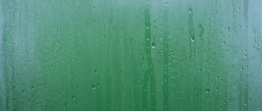 Condensation Droplets on Fogged Glass