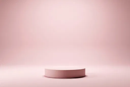 Pastel Pink Product Podium Studio Backdrop