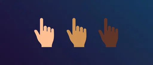 Diverse Pointing Hand Cursor Icons