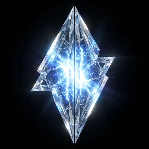 Glowing Crystalline Lightning Shard Icon