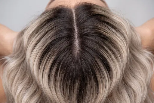 Overhead Close-Up of Root Smudge Hair