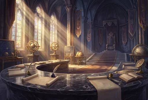 Fantasy Royal Throne Room Concept Art