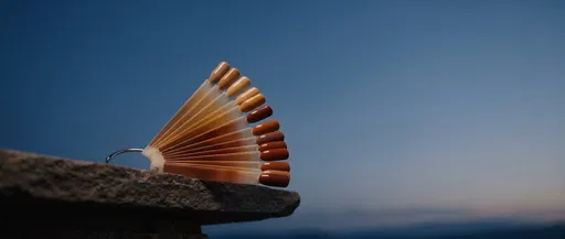 Earth Tone Nail Swatches at Twilight