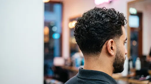 Men's Curly Low Fade Haircut