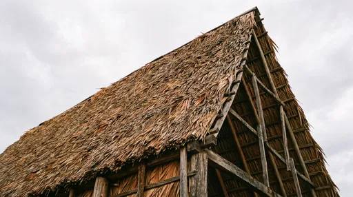 Traditional Palm-Thatch Barn Roof