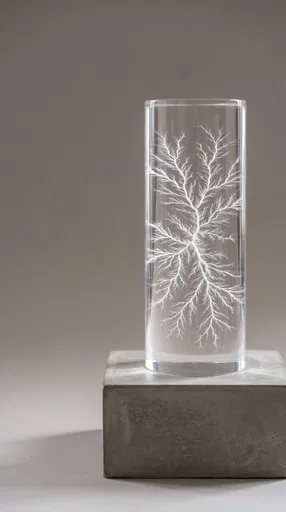 Lichtenberg Figure in Clear Acrylic Cylinder