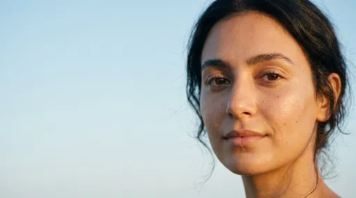 Close-up Portrait of Woman in Sunlight