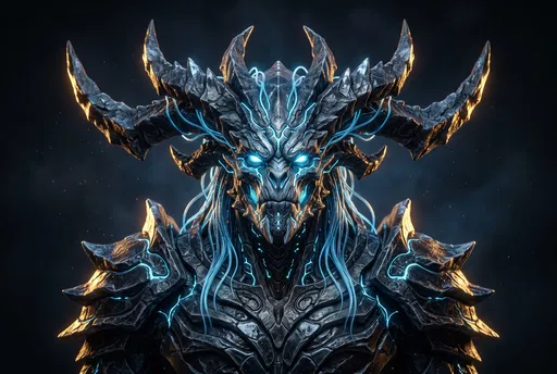 Horned Abyssal Demon Creature Bust