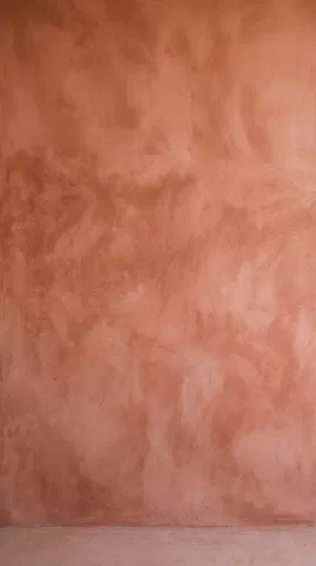 Terracotta Limewash Plaster Wall Texture