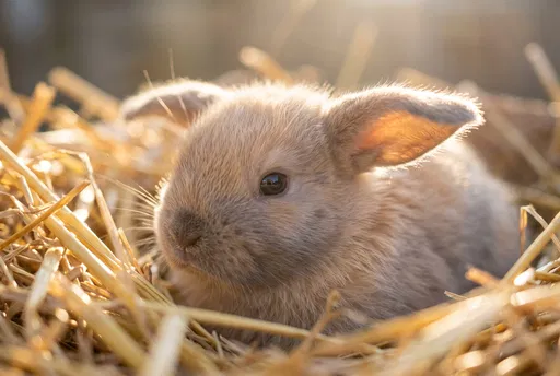 Baby Lop Rabbit Kit in Golden Straw
