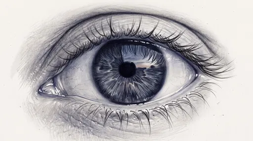 Realistic Pencil Drawing of Human Eye