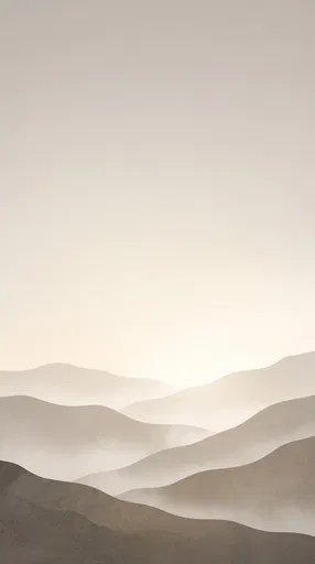 Minimalist Layered Mountains Phone Wallpaper