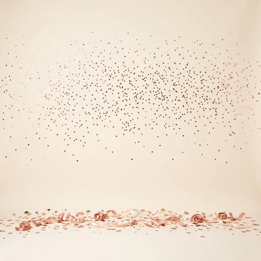 Rose Gold Confetti Studio Background