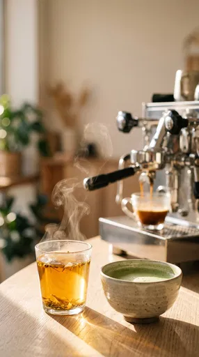 Sunlit Herbal Tea Matcha and Espresso